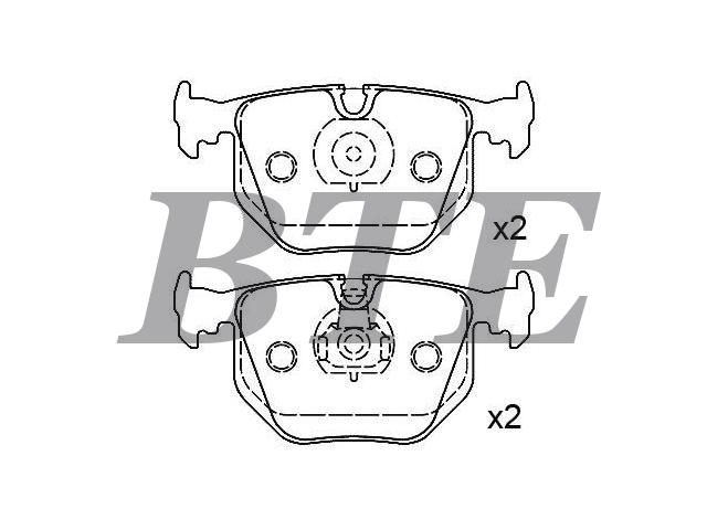 Brake Pad Set:34 21 6 761 250