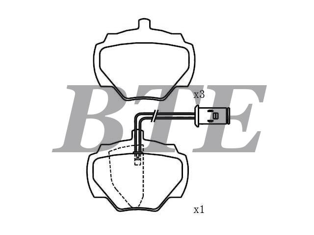 Brake Pad Set:RTC4519
