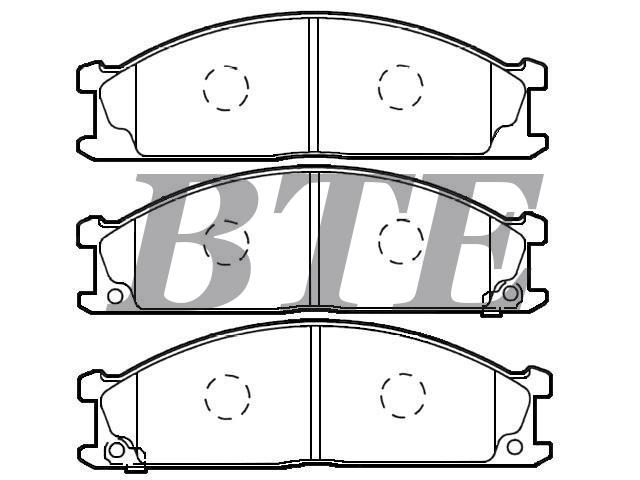 Brake Pad Set:26296-AA050