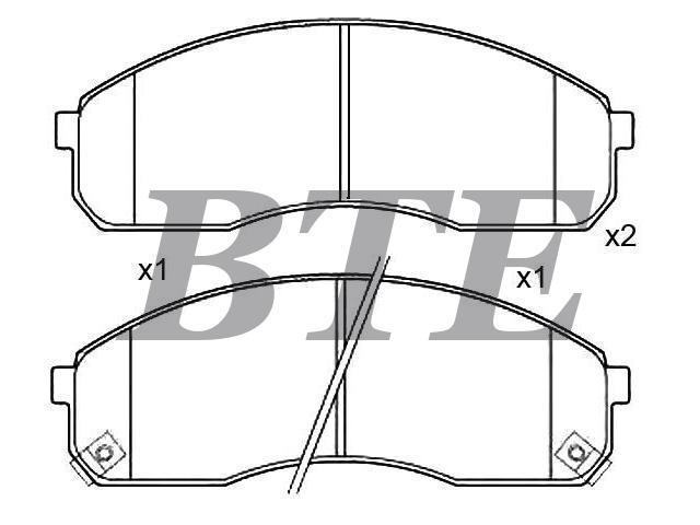 Brake Pad Set:0K56A-33-23Z