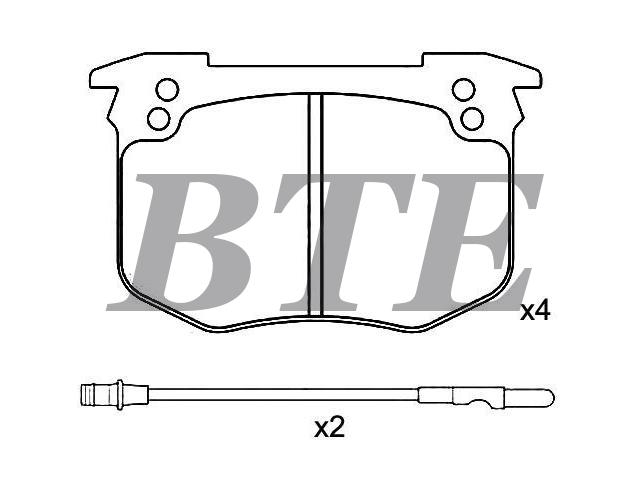 Brake Pad Set:4250.45