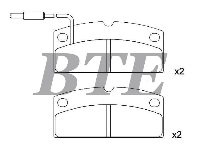 Brake Pad Set:6G065