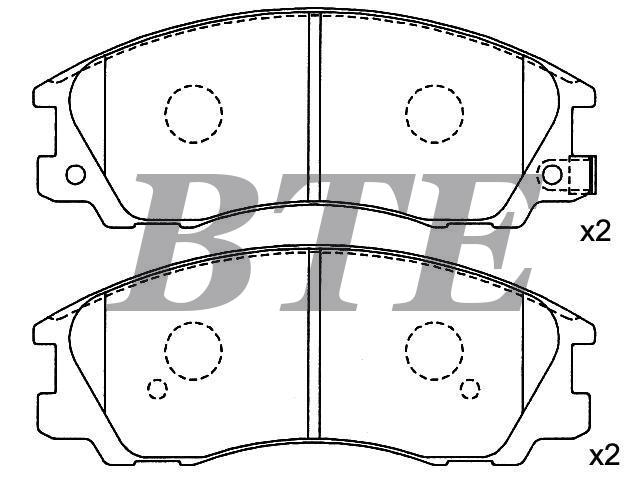 Brake Pad Set:58101-H1A00
