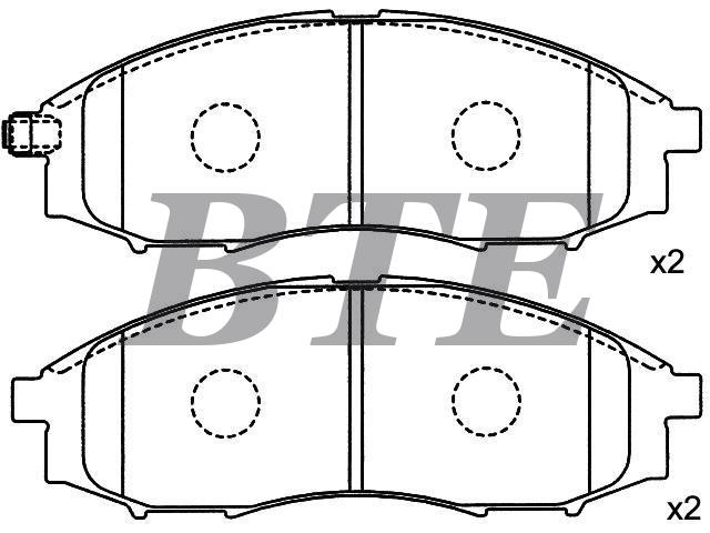 Brake Pad Set:41060-7Z025