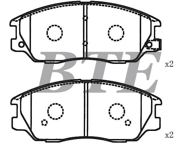 Brake Pad Set:58101-39A60
