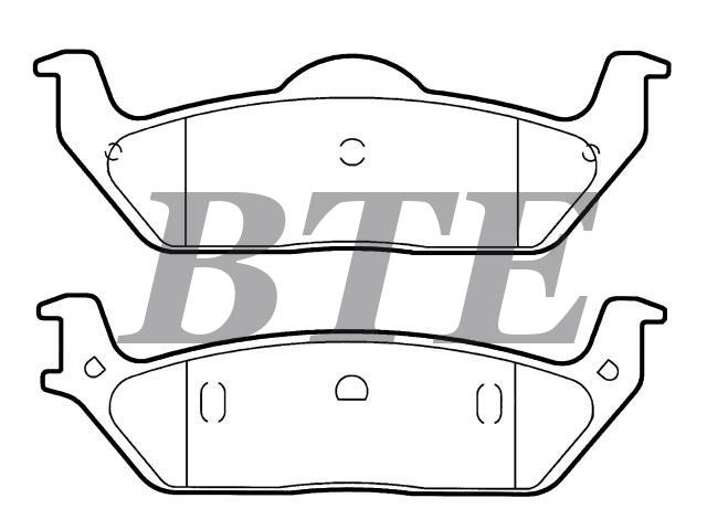 Brake Pad Set:4L3Z-2200-AB