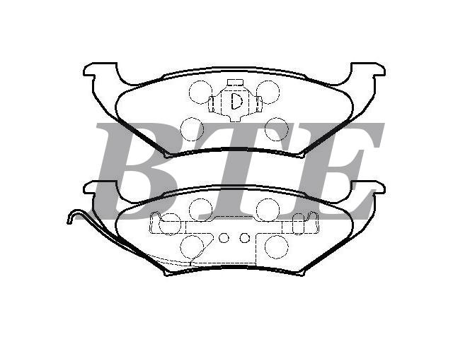 Brake Pad Set:F1VY-2200-A