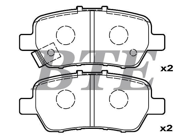 Brake Pad Set:06430-SFE-000
