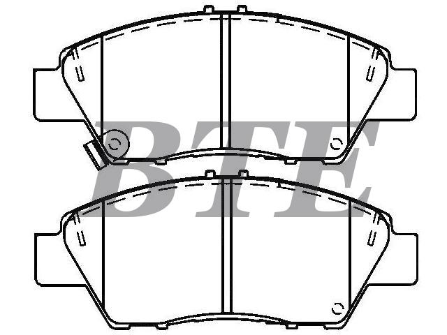 Brake Pad Set:45022-TK6-A00