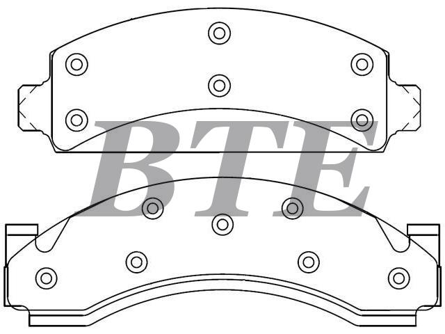 Brake Pad Set:D89-7024A