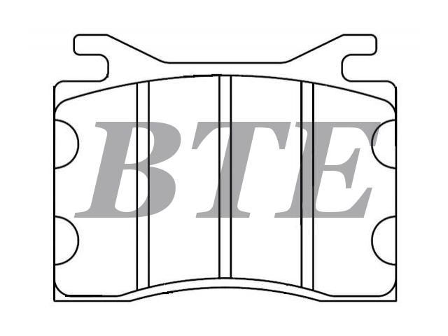 Brake Pad Set:D82-7075