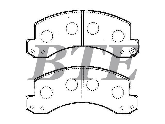 Brake Pad Set:8-97203-209-0