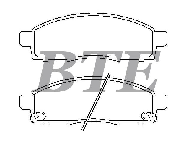 Brake Pad Set:D1060-JX50B