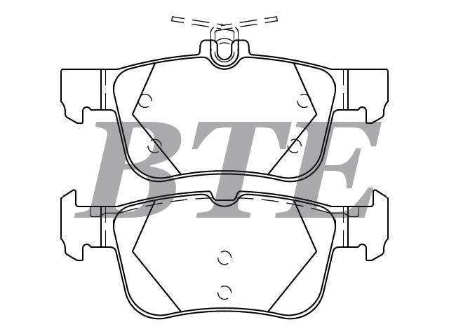 Brake Pad Set:DG9Z-2200-F