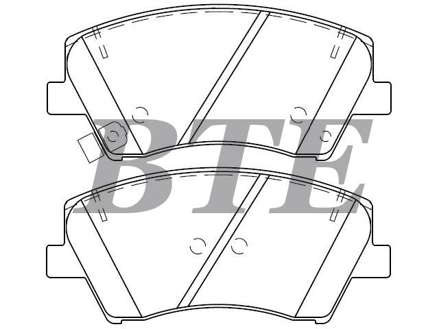 Brake Pad Set:58101-F3A00