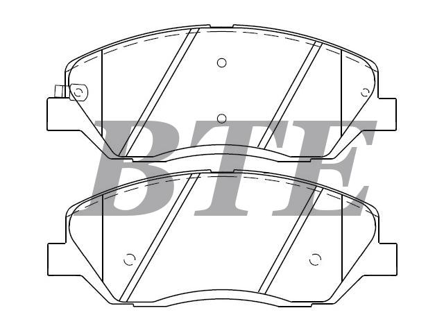 Brake Pad Set:58101-0WA00