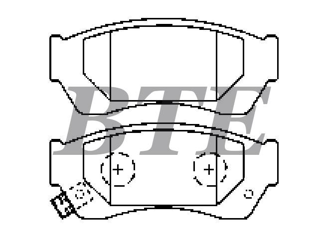 Brake Pad Set:CV80971301