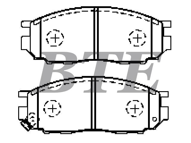 Brake Pad Set:CV80961201