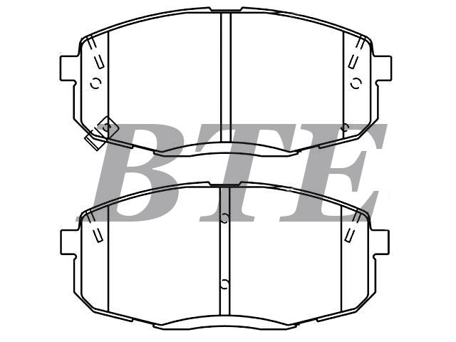 Brake Pad Set:58101-B2A20