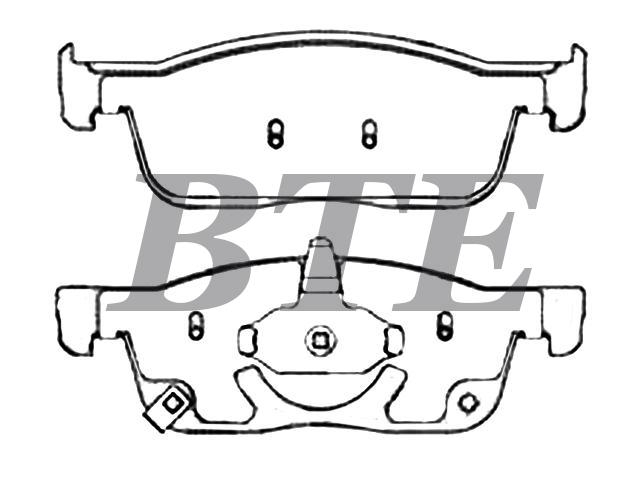 Brake Pad Set:26675275